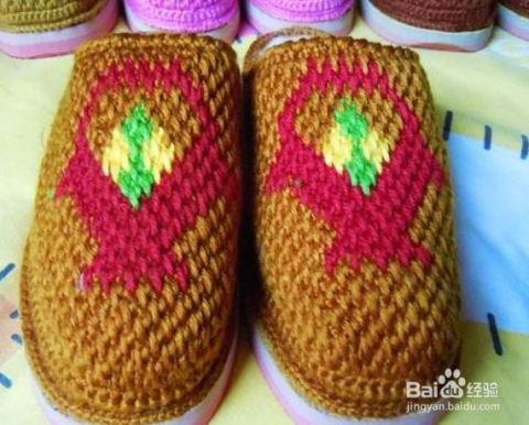 勾粗毛线拖鞋教学视频,轻松学做温馨家居鞋